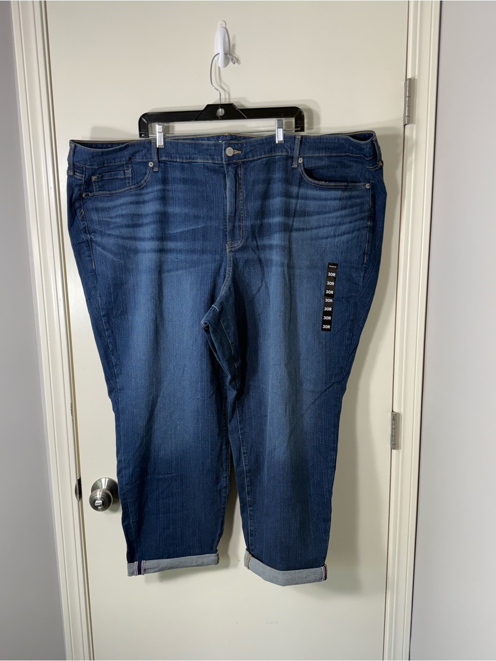 Torrid Boyfriend Ankle Vintage Stretch Cropped‎ Jeans Plus Size 30W